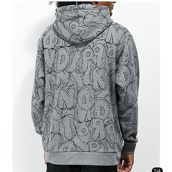 RIPNDIP Bubble Bobble Grey Hoodie - Picture 11 of 14